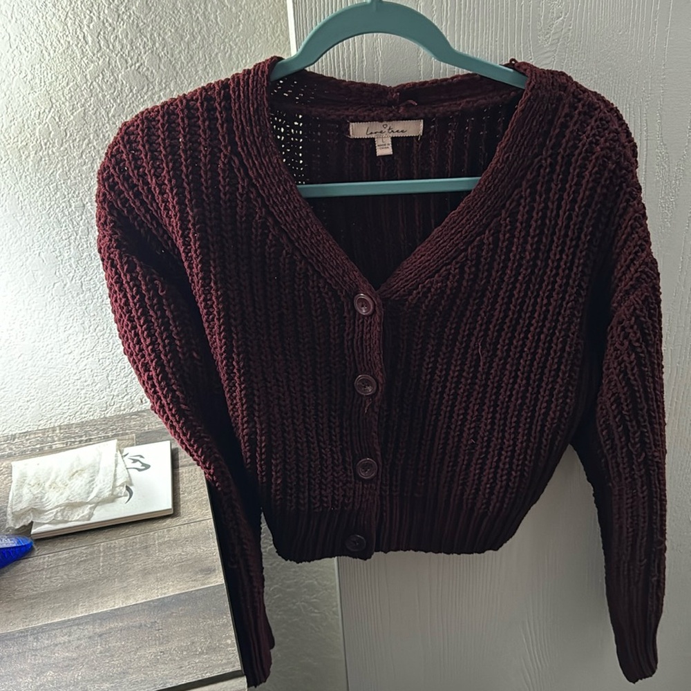 cute button up sweater